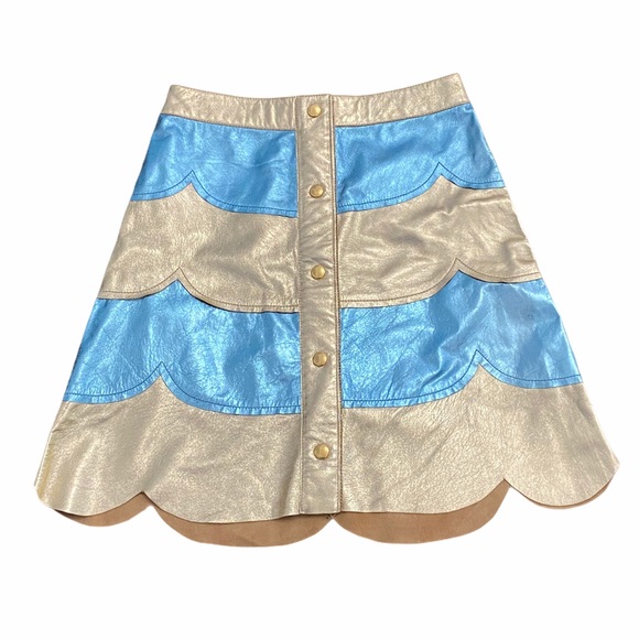 MARC JACOBS ‘THE ALINE SKIRT** Leather**US 0 $785 - Picture 2 of 7